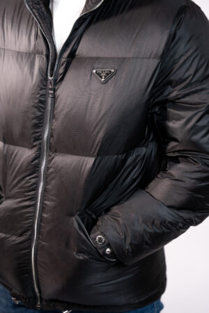 Prada Nappa Leather Puffer Jacket