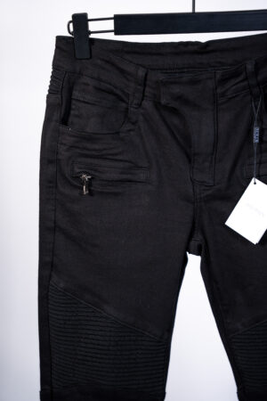 Balmain Black Biker Jeans